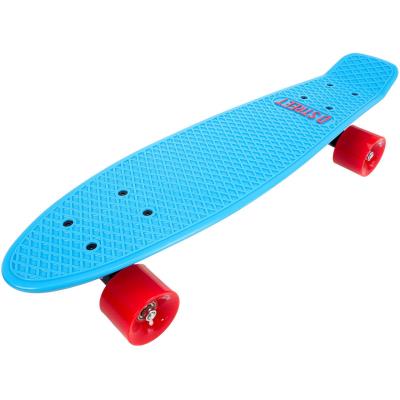 Skateboard D Street Cruiser 23 Pouce Blue Red 10204 - Taille : Uni pour 59