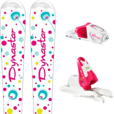 Pack Skis Alpins (ski + Fixation) Dynastar Starlett Xp Jr + Xpress Kid pour 105