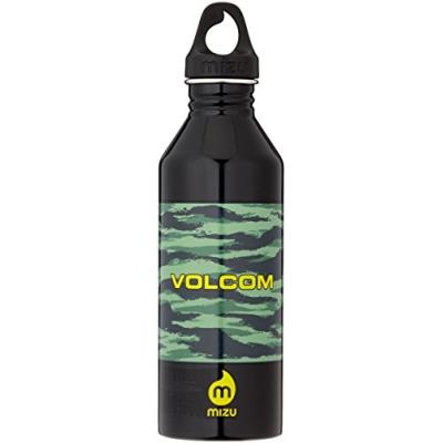 Mizu M8 Volcom Bidon En Acier Inoxydable Camouflage Glossy Noir Z-m08volcmgb 800 Ml pour 43