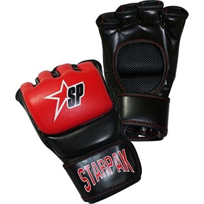 Gants Mma Starpak Open Main Sparring Gloves L Rouge - Rouge Noir pour 59