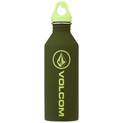 Mizu M8 Volcom Bidon En Acier Inoxydable-logo St Army Green Avec Lime Imprimé Z-m08vollgsag 800 Ml pour 42