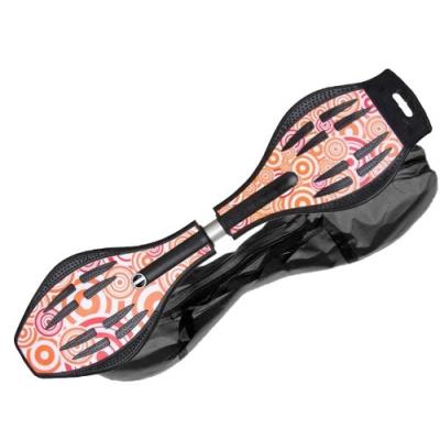 Makrofit Pro Xl 14032 Ben Waveboard 88 X 23 X 30 Cm Charge Max 95 Kg, Sac Et Roues Fluo Inclus Rouge pour 82