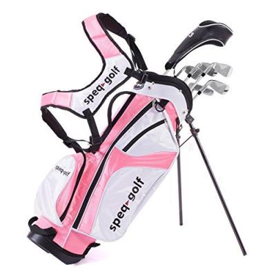 Speq Demi-série De Golf Droitier Pour Enfant Avec Sac Bleu Rose Rose Blanc 1.30 - 1.45 M pour 259