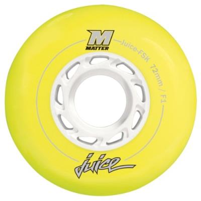 Matter 205125 Roues Pour Roller Freeskate Dadulte 72 Mm Jaune pour 52