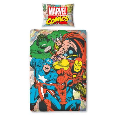 Parure de lit rversible Justice Marvel Comics pour 27