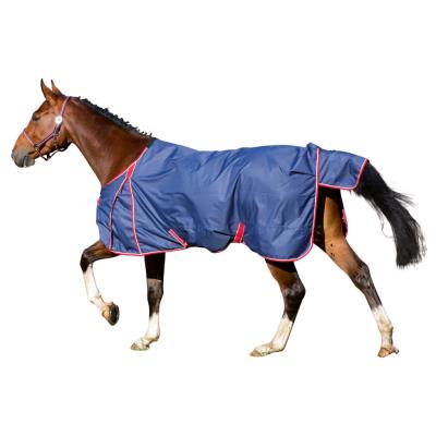 Kerbl 323622 Couverture Dextérieur Pour Cheval 145 Cm (bleu Marine Rouge) pour 87