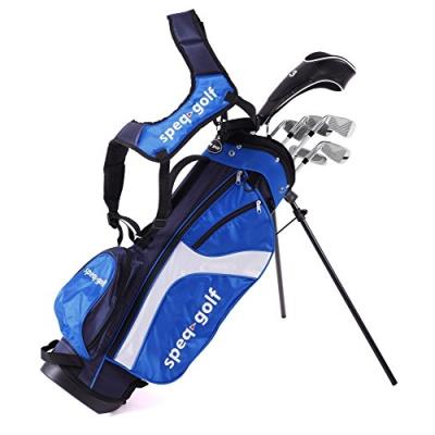 Speq Demi-série De Golf Droitier Pour Enfant Avec Sac Bronze Bleu Bleu Blanc 1.45 - 1.60 M pour 256