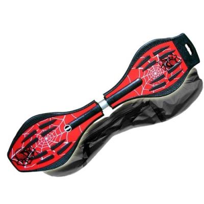 Makrofit Pro Xl 14022 Waveboard Jusquà 95 Kg Sac Inclus Roues Lumineuses Rouge Araignée 88 X 23 X 14 Cm pour 69