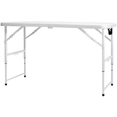 New Storm Table Pliante Rectangulaire Argent Blanc 120 Cm pour 146