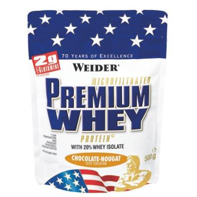 Premium Whey Proteine Weider - Vanille Caramel pour 40