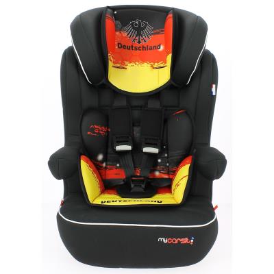 Sige auto ISOFIX DEUTSCHLAND Groupe 1/2/3 de 9  36kg - Fabrication 100% Franaise - 3 toiles Test TCS - Protections latrales - Cale tte rembourr et ajustable - Accoudoirs relevables pour 100