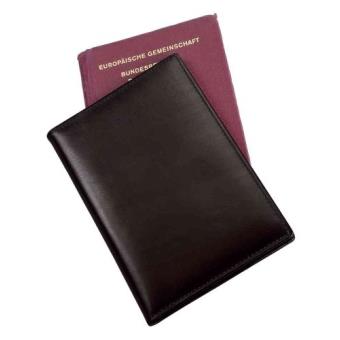 votre Alassio etui passeport rfid document safe, cuir nappa noir 42059