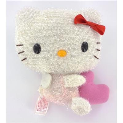 Hello Kitty - Peluche brillante - Ange damour coeur rose 14 cm pour 132