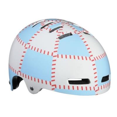 Lazer Street Casque Small Multicolore - Blanc Bleu Ciel Carreaux pour 40