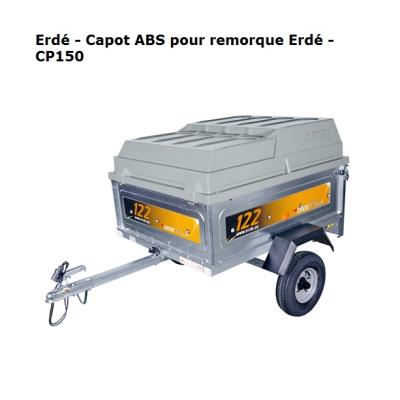 Erd - capot abs pour remorque erd - cp150 pour 319