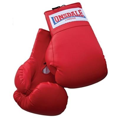 Lonsdale Grand Gants De Boxe Rouge pour 68