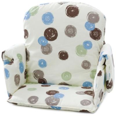 GEUTHER - Coussin de Chaise tissu avec rabat pois pour 27