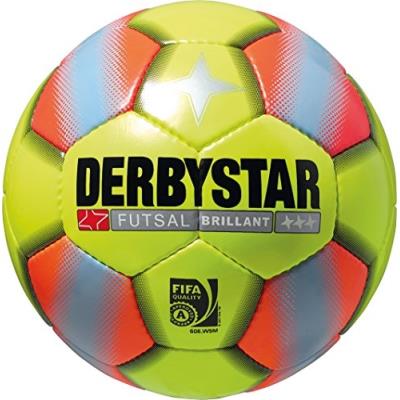 Derbystar Ballon De Football Pour Foot En Salle-jaune Orange Brillant 4 Jaune Noir - Jaune Orange pour 65