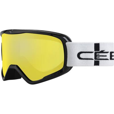 Cebe Striker L Noir Yellow Flash Mirror - Large pour 45