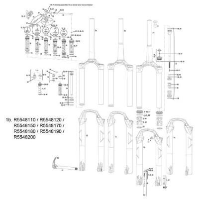 Rockshox Boxxer Wc En 2011 Boxxer Kit-blanc Doré pour 40