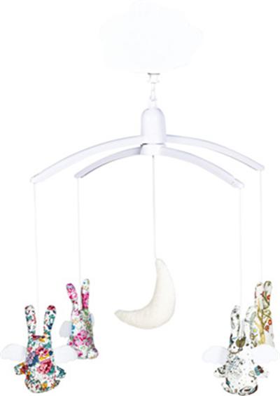 Trousselier - Mobile musical Ange lapin liberty pour 54