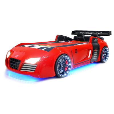 Lit voiture enfant Turbo V8 rouge clairage LEDs et bruitages pour 795