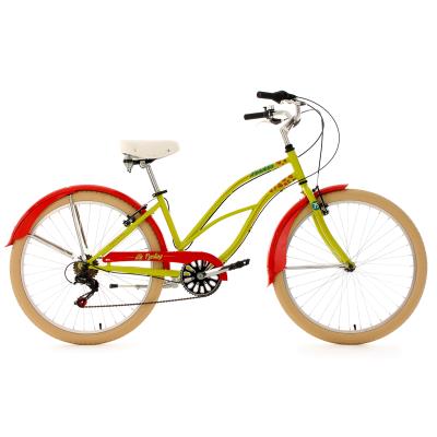 Beachcruiser Honululu 26pouces Vert-rouge Tc 40cm Ks Cycling pour 237