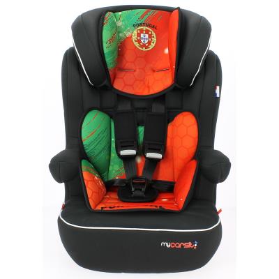 Sige auto ISOFIX PORTUGAL Groupe 1/2/3 de 9  36kg - Fabrication 100% Franaise - 3 toiles Test TCS - Protections latrales - Cale tte rembourr et ajustable - Accoudoirs relevables pour 100