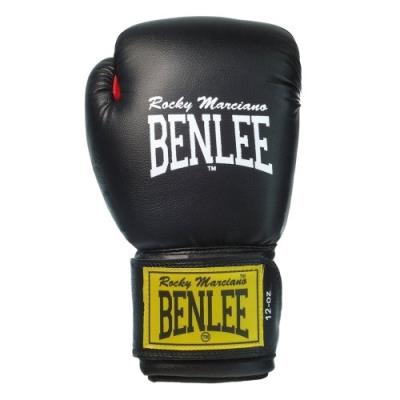 Benlee Rocky Marciano Fighter Gant De Boxe Cuir Noir Rouge Taille M 12 Oz pour 68