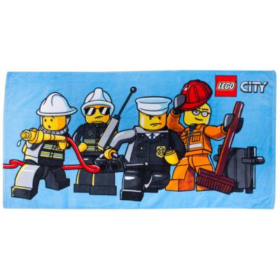 Serviette de bain Lego City Police pour 16