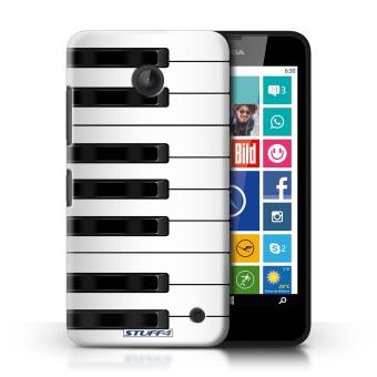 Housse pour Nokia Lumia 630 / Piano Design / Clés/Boutons Collection
