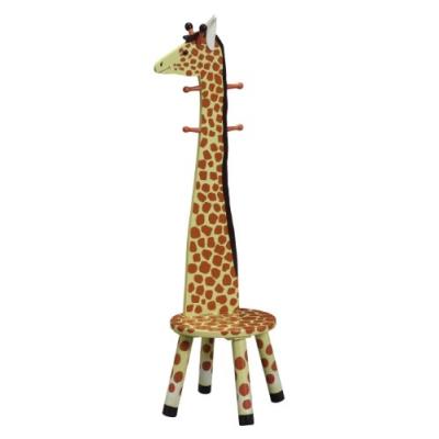 animal stool with coat rack - giraffe pour 76