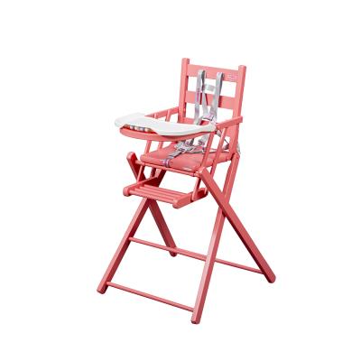 Chaise bb fille rose en bois pliable portable fabrique en France pour 159