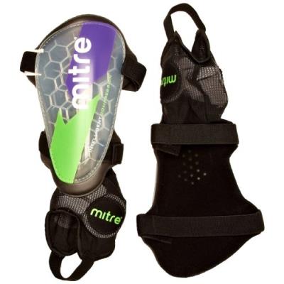 Mitre Oka Ip Pro Protège-tibias Noir Black Purple Green Grand pour 40