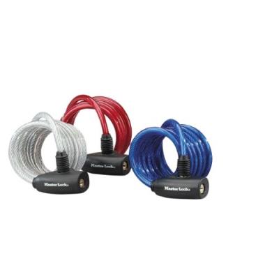 Master Lock 3 Câble Assortis Ii Même Clé Bleu Rouge Transparent 1.80 M pour 45