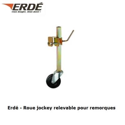Erd - roue jockey relevable pour remorques erd - rj125 pour 39