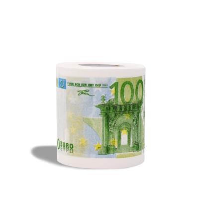 Papier rouleau hyginique wc  motif 100 euro toilettes pour 9