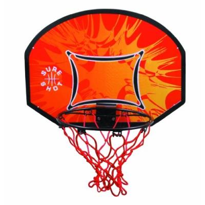 Sure Shot Little Shot Panneau Et Anneau De Basketball Orange Noir Rouge pour 57