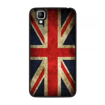 Coque noire pour Wiko Sunset impression drapeau UK Vintage Fnac.com