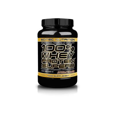 100% Whey Protein Superb Le Gout Supérieur Scitec - 900 - Fraise pour 46