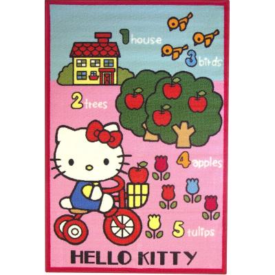 HELLO KITTY - Tapis Hello Kitty Paysage Maison 80x120cm pour 43