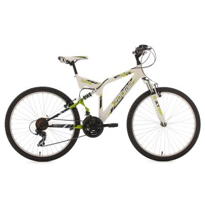 Vtt Tout Suspendu 26 Zodiac Blanc-vert Tc 48 Cm Ks Cycling pour 294