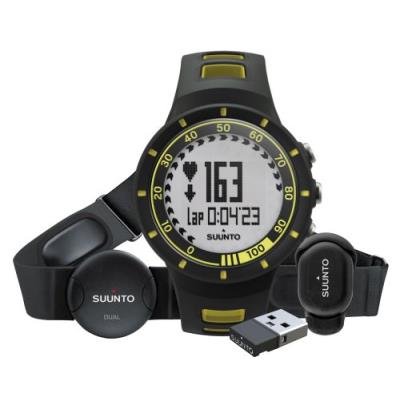 Suunto Ss019155000 Montre Cardiofréquencemètre Quest Running Pack Jaune pour 212