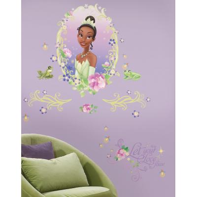 Stickers Portrait Tiana La Princesse et La Grenouille Disney pour 42