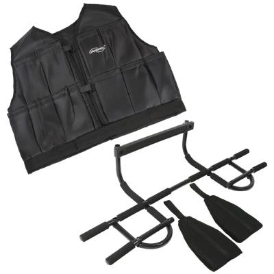 Kit Fitness Gilet Lesté 9,5 Kg + Barre De Traction Multifcontion 0701119 pour 100