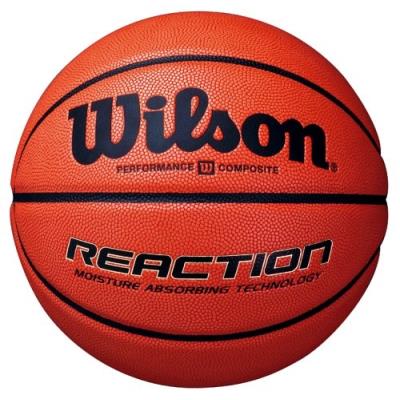 Wilson Reaction Ballon De Basket Entrainement Intérieur Extérieur Orange Taille 7 pour 48