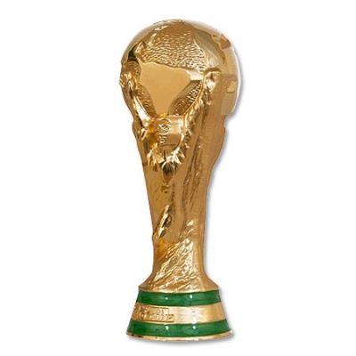 World Cup 2014 Trophée Réplique Coupe Du Monde Officiel Fifa En 3d Jaune Hauteur 150 Mm pour 158
