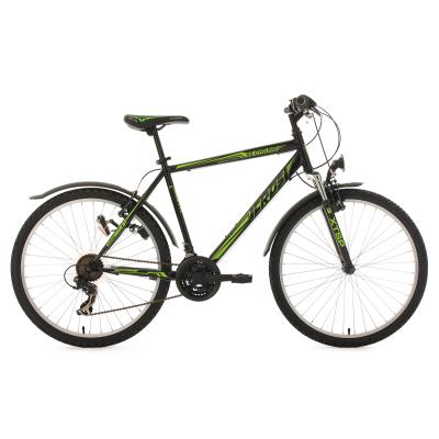 Vtt Atb Semi-rigide 26 Icros Noir-vert Tc 51 Cm Ks Cycling pour 209