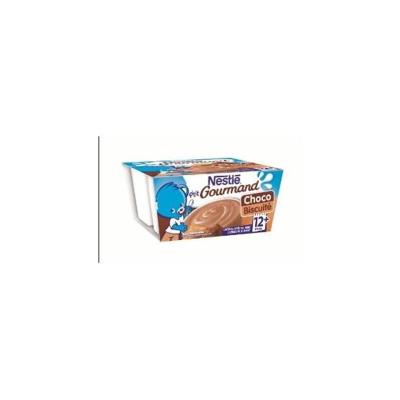 Nestle ptit gourmand choco biscuit 4x100g pour 22