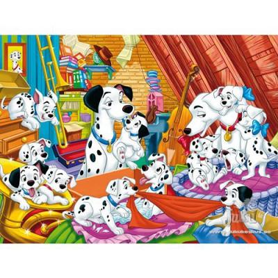 Clementoni - Puzzle 104 pices - Les 101 Dalmatiens : Quelle famille ! pour 57